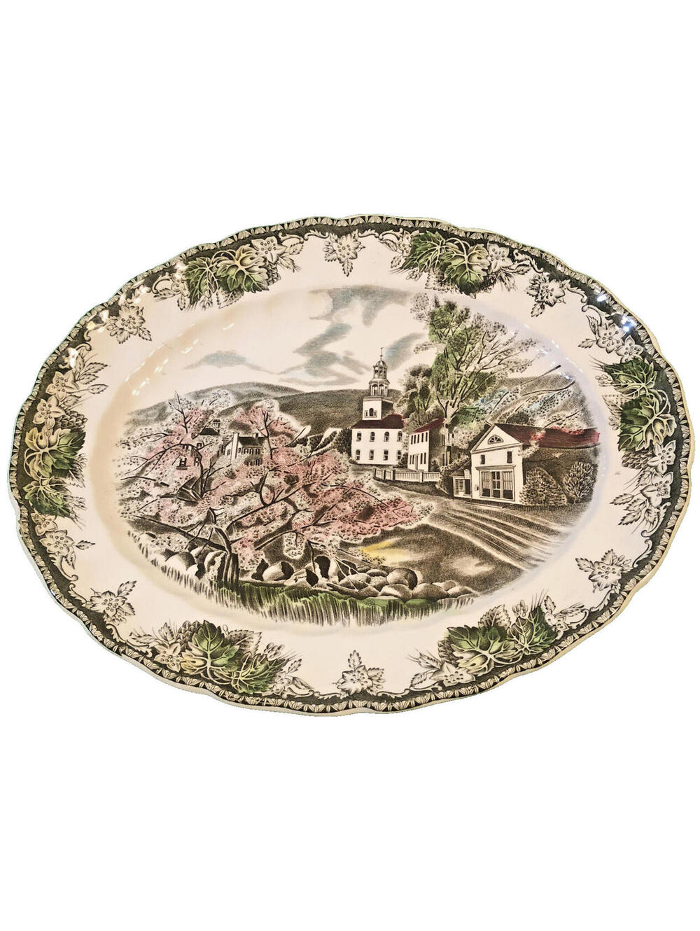 Johnson Brothers Friendly Village 11-1/2" Serving Platter Holiday / Everyday